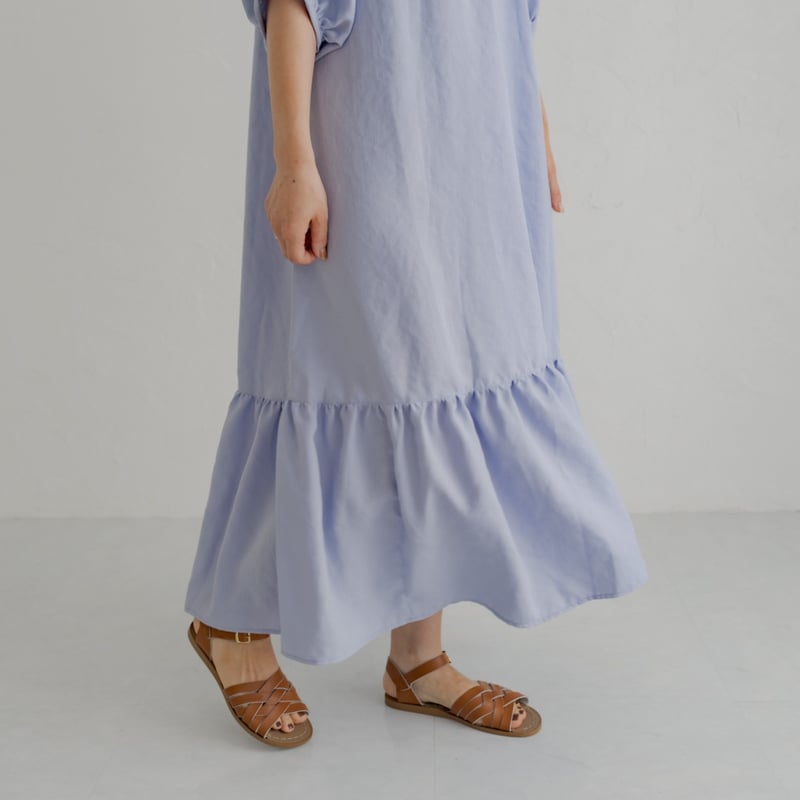 ladies Summer dress / Powder blue | june -littl