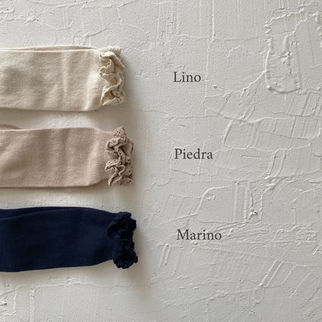 condor / Knee socks with lace edging cuff 2409-2