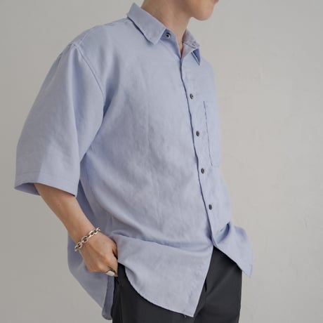 Mens Summer shirt / Powder blue