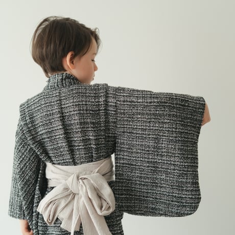 Yukata / Summer tweed - Black