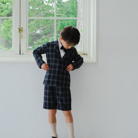 Tailored jacket / navy check