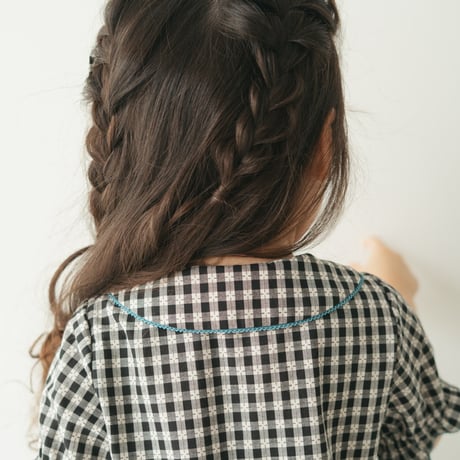 Dorothy dress / Letter check - Shadow
