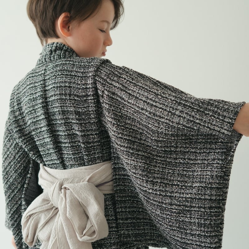 Yukata / Summer tweed - Black | june -little cl
