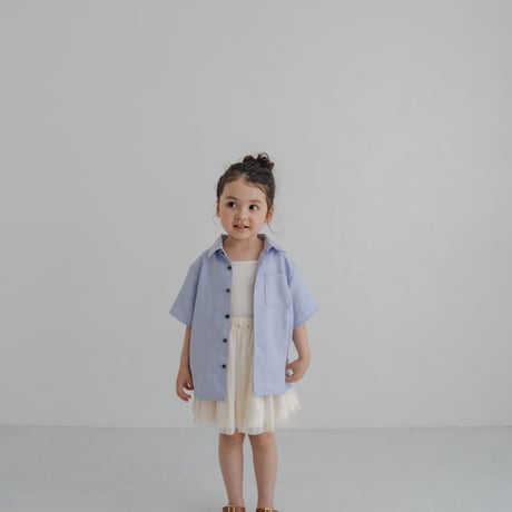 kids Summer shirt / Powder blue