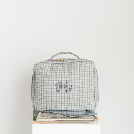 Vanity pouch (M) / check