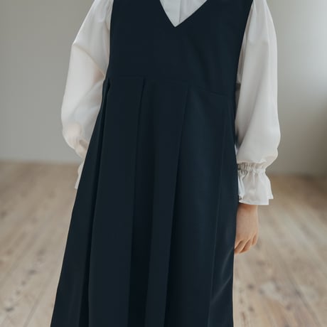 Wide jumper skirt / navy
