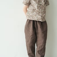 Sarrouel pants / Charcoal brown