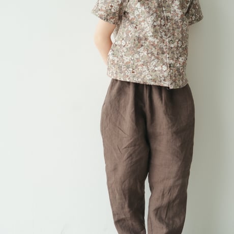 Sarrouel pants / Charcoal brown