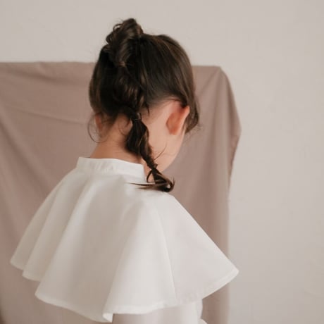 kids Cape blouse / white