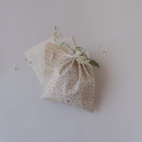 Drawstring bag / little flower