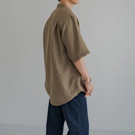 Mens Summer shirt / Sand brown