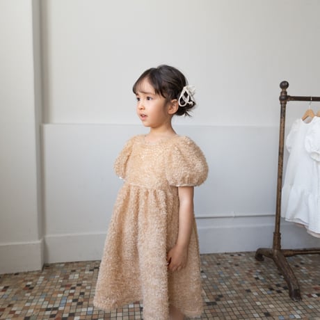 Anniversary dress / pink beige