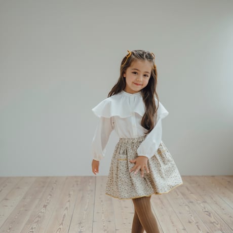 kids Cape blouse / white