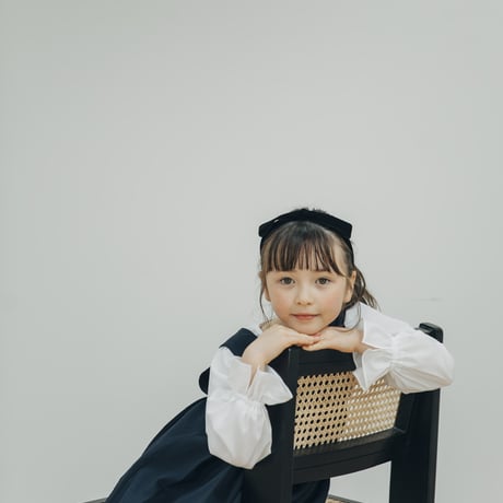 Wide jumper skirt / navy