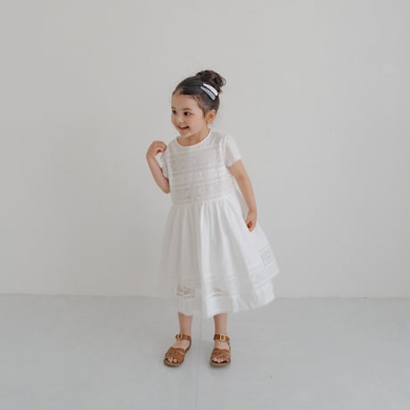 kids Kouglof dress / White