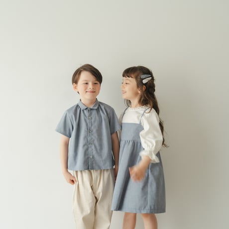 Camisole dress / Washed denim
