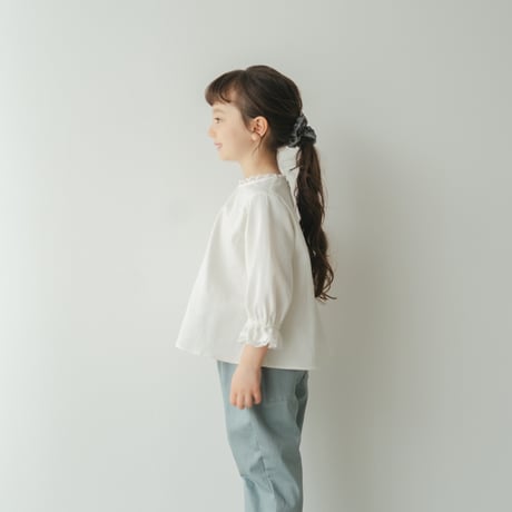 Balloon blouse / White