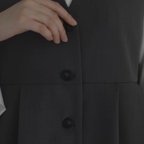 ladies Gilet / charcoal