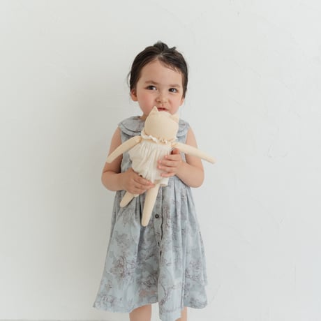 Lala dress / toile de jouy - blue