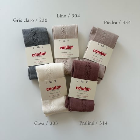 condor / Side openwork tights 2591-1