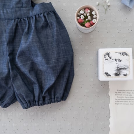 Apron romper / denim