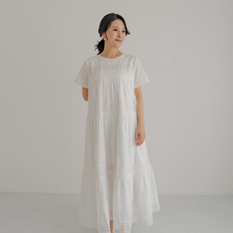 ladies Kouglof dress / White