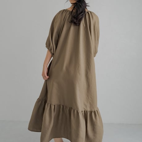 ladies Summer dress / Sand brown