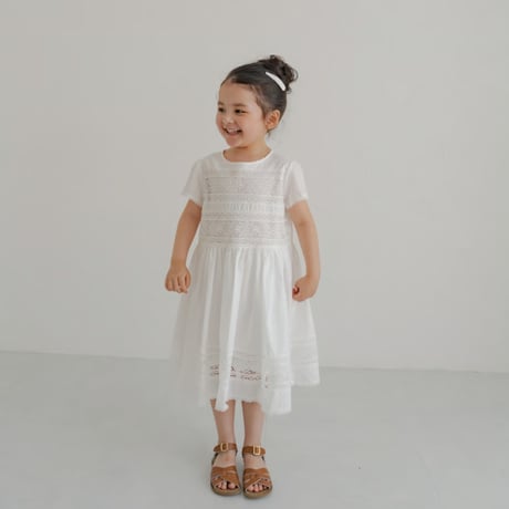 kids Kouglof dress / White