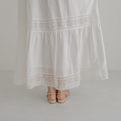ladies Kouglof dress / White