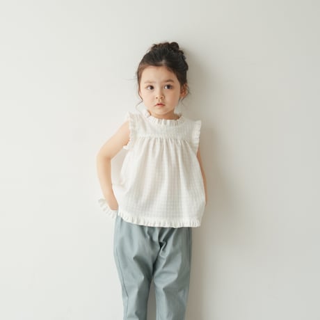 Sarrouel pants / Light denim