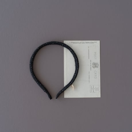 Leaf head band / black