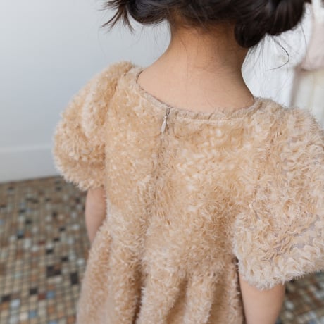 Anniversary dress / pink beige