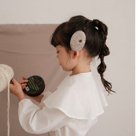 kids Cape blouse / white