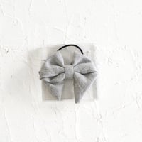 Hair ribbon tie / Quiet haze