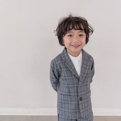 Tailored jacket / grey check