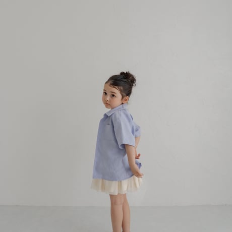 kids Summer shirt / Powder blue