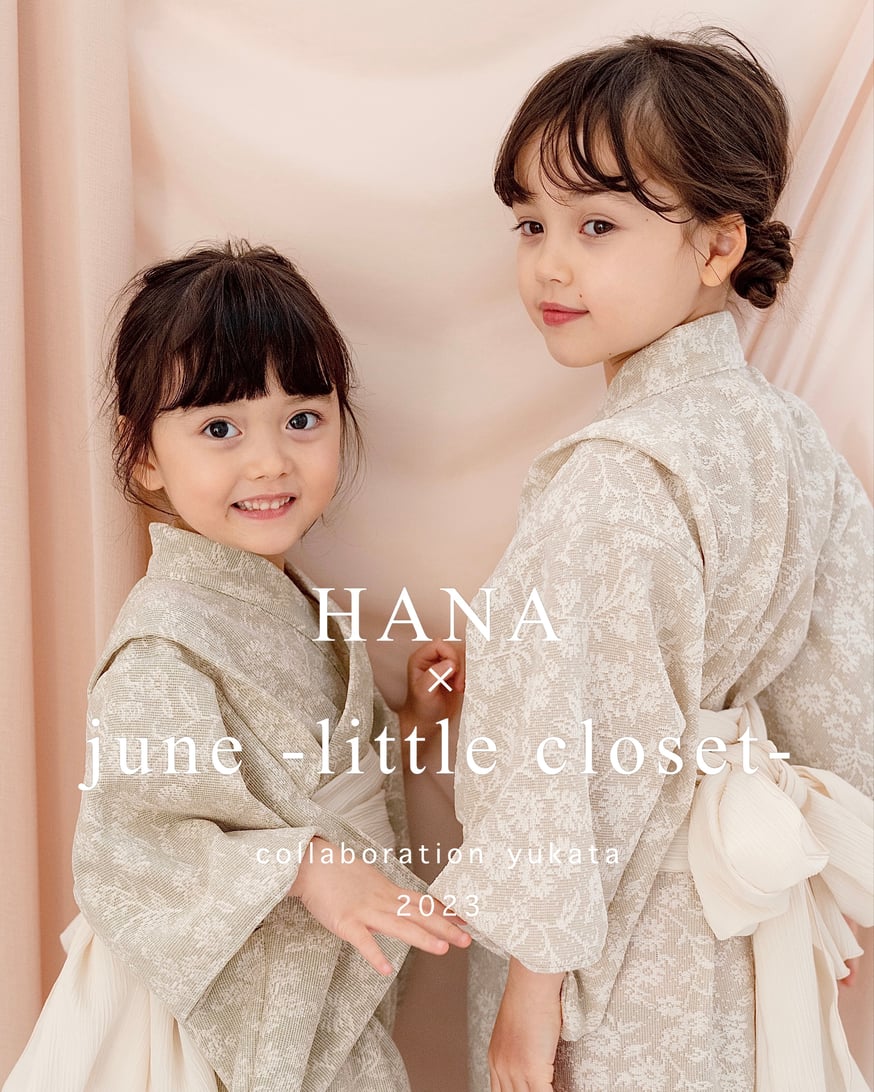 × HANA collaboration YUKATA | june -little clo