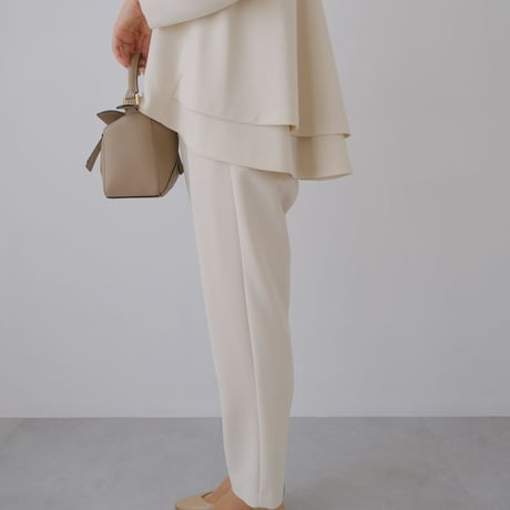 ladies Ceremony double flare blouse / cream
