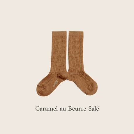 Collegien / Adèle - Pointelle Merino Wool Knee-high Socks