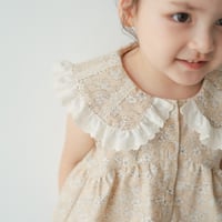 Amandine blouse / Gentle bloom-Sand