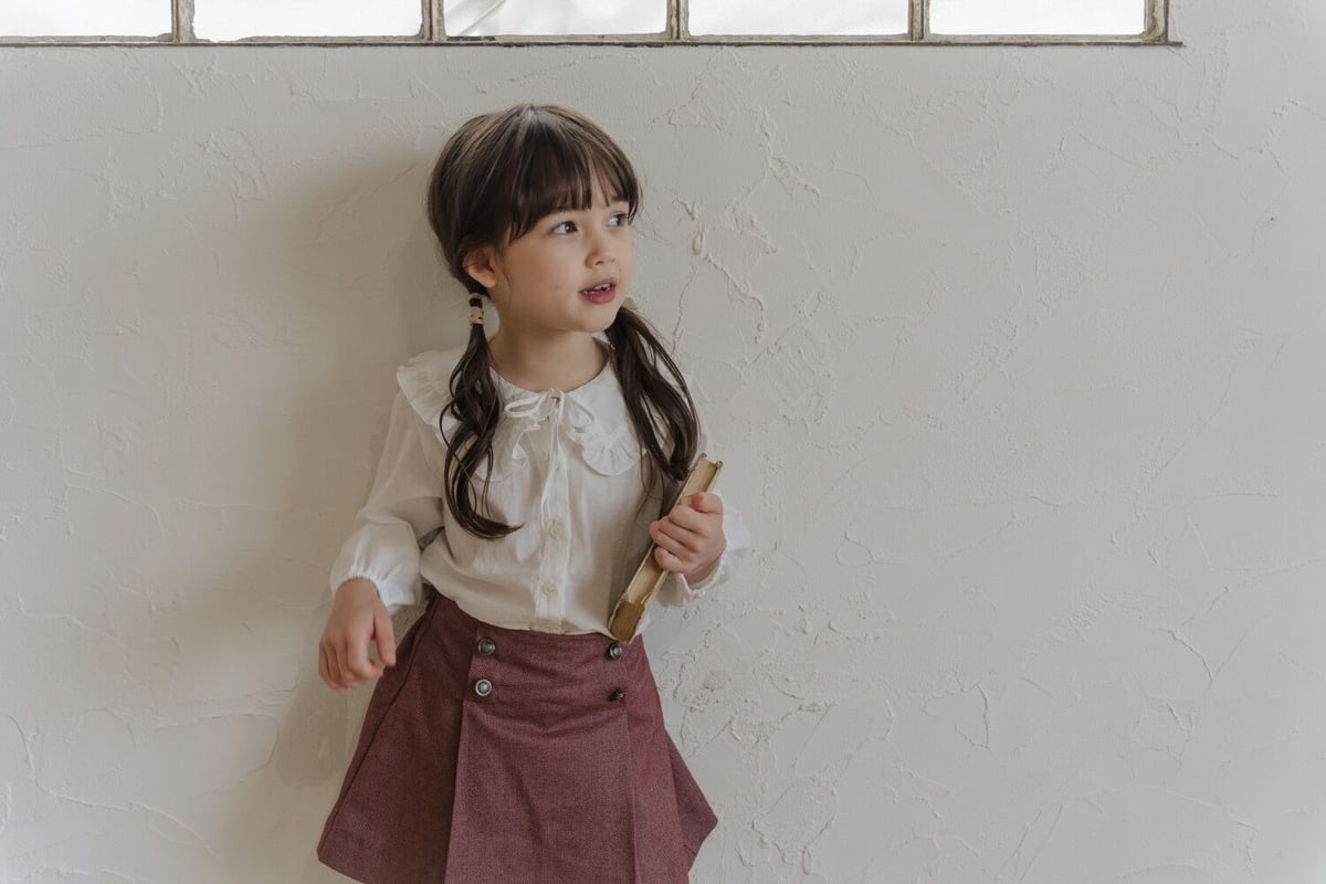 Ribbon blouse / white | june -little closet-
