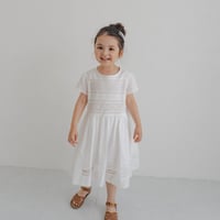 kids Kouglof dress / White
