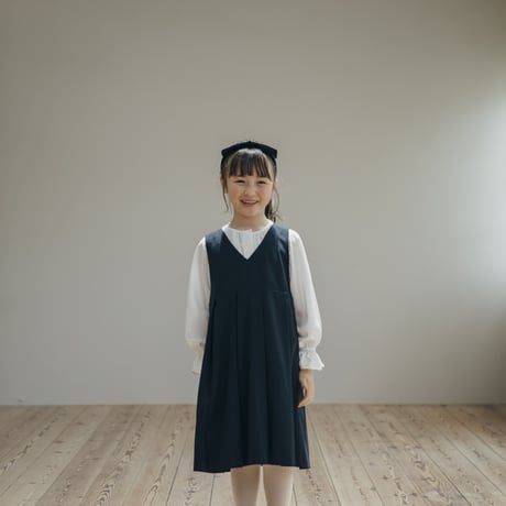 Wide jumper skirt / navy
