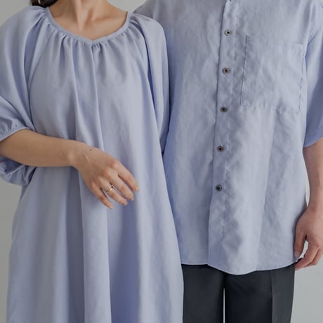 Mens Summer shirt / Powder blue