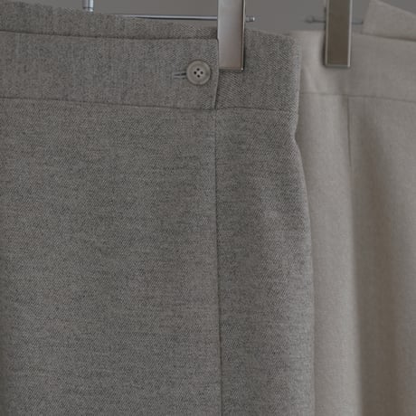ladies Grace straight skirt / grey tweed