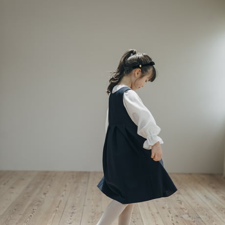 Wide jumper skirt / navy