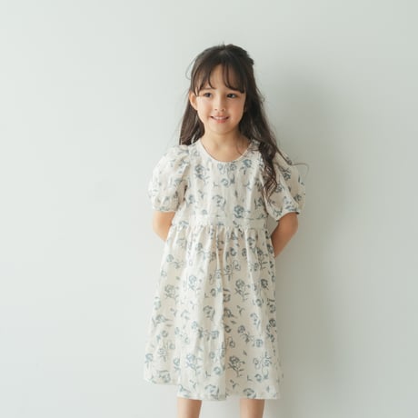 Summer cinnamon dress / Pale bloom