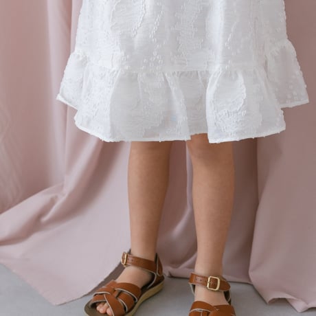 Soufflé dress / white