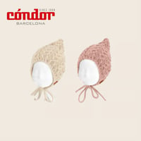 condor / Aran stitch bulky baby bonnet