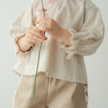 Balloon blouse / Powder petal